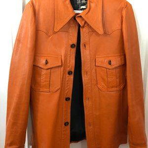 🎉🍹HOST PIC ✨Vintage Spanish Leather Jacket 1970 men's small